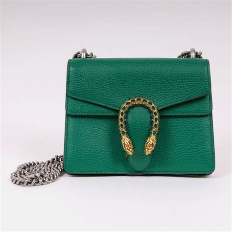 dionysus gucci emerald green purse with blooms